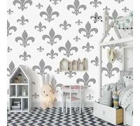 Tzxztt Arte Minimalista De Un Ancla Gris Dibujada A Mano Papel Pintado 3D Seda Texturizada Primera Calidad Neutros Material Ideal Para SalóN Dormitorio-350cm×256cm