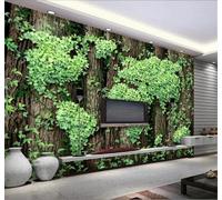 Tzxztt Creatividad Árboles Enredaderas Mundo Mapa Papel Pintado 3D Seda Texturizada Primera Calidad Neutros Material Ideal Para SalóN Dormitorio-300cm×210cm