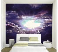 Tzxztt Creativo Tridimensional Universo Cielo Estrellado Arte Papel Pintado 3D Seda Texturizada Primera Calidad Neutros Material Ideal Para SalóN Dormitorio-400cm×280cm
