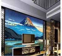 Tzxztt Hermoso Cimas De Montañas Nubes Mar Playa Papel Pintado 3D Seda Texturizada Primera Calidad Neutros Material Ideal Para SalóN Dormitorio-430cm×300cm