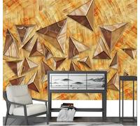 Tzxztt Minimalista Geométrico Triángulo Imitación Mármol Cuadrado Mosaico Papel Pintado 3D Seda Texturizada Primera Calidad Neutros Material Ideal Para SalóN Dormitorio-200cm×140cm