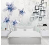Tzxztt Pintura A Mano Original Tridimensional Arte Elegante Flores Y Pájaros Papel Pintado 3D Seda Texturizada Primera Calidad Neutros Material Ideal Para SalóN Dormitorio-150cm×105cm