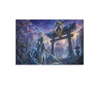 TZZKLAMNYO Duelo de sueño oriental Cuadro En Lienzo Sin Marco Arte De Pared Moderno HD Lienzo Decorativo Para Salón, Dormitorio, Cocina, Pasillo Decoracion, Regalo 08x12inch(20x30cm)