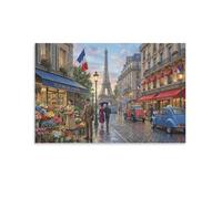 TZZKLAMNYO Tiempos antiguos en París Cuadro En Lienzo Sin Marco Arte De Pared Moderno HD Lienzo Decorativo Para Dormitorio, Salón, Cocina, Comedor Decoracion, Regalo 12x18inch(30x45cm)