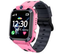 Tzzulsx Reloj Inteligente Niño, Smartwatch Niños GPS y Llamadas, IP68 Impermeable, SOS, Cámara, Chat, Despertador, Clase Modo, Reloj Inteligente GPS y Llamadas, Regalos para Niños y Niñas