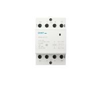 TZZVFRCR Contactor de riel DIN NCH8-63/40 de 4 Polos, 63 A, 4 NA, contactores modulares domésticos, contactor de CA Modular(NCH8-63A-22 2NO 2NC)