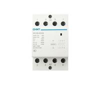 TZZVFRCR Contactor de riel DIN NCH8-63/40 de 4 Polos, 63 A, 4 NA, contactores modulares domésticos, contactor de CA Modular(Nch8-63a-40 4no)