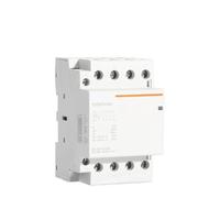 TZZVFRCR Contactor Modular de CA doméstico, 380 V, trifásico, 4 Polos, 63 A, 4 NA, Bobina, Tipo riel DIN, EKMF-6340-230