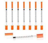 U-100 jeringas 30G 1ml/cc 5/16" (8 mm) herramientas dispensadoras, envueltas individualmente, paquete de 50