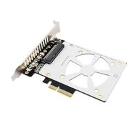 U.2 to Expansion Converter, U.2 Interface 4.0 Expansion Card, Transfer Drive Connector for High Speed Data, System Performance, Stable Connection, Server Tech, Hobbyists, Workstations 12x12x3cm