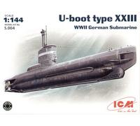 u-Boat Type Xxiii , WWII German Submarine 1 :3 50 Plástico Modelo Kit Icm