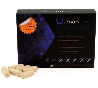 U-Body U-Man Virilidad y Potencia Sexual Masculina 30 Cápsulas
