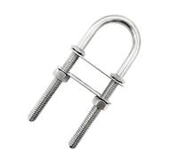 U Bolt - Stainless Steel Heavy Duty Fastener | Outdoor Fastening Applications Marine Grade U Bolt for Yacht Anchors, Deck Equipment, Dock Maintenance, Machinery and Secure Industrial