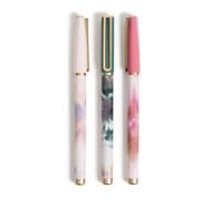 U Brands Catalina Felt Tip Pen - Soft Dye Medium Point Black Ink 3/Pack (2399U04-24)