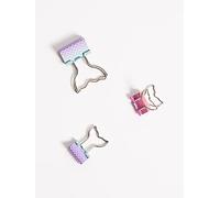 U Brands Clips de cola de sirena, suministros de oficina, colores surtidos, 8 unidades