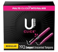 U by Kotex Click - Tampones compactos 51583 , Regular Absorbency, 1