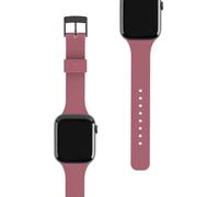 U by UAG [U] Correa Apple Watch 38mm / 40mm Brazalete de silicona blanda [Watch SE, Series 6 / Series 5 / Series 4 / Series 3 / Series 2 / Series 1, Cierre de acero inoxidable] dusty rose
