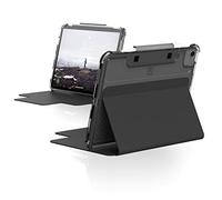 U by UAG [U] Lucent Funda para Apple iPad Air 4 10.9" (2020) / iPad Pro 11" (2020 & 2018) (Función de pie, Despertar/Dormir, Solapa magnética, Apple Pencil Porta) - Negro/Ice (Transparente)