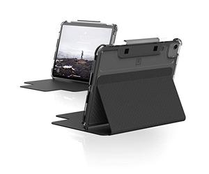 U by UAG [U] Lucent Funda para Apple iPad Air 4 10.9" (2020) / iPad Pro 11" (2020 & 2018) (Función de pie, Despertar/Dormir, Solapa magnética, Apple Pencil Porta) - Negro/Ice (Transparente)