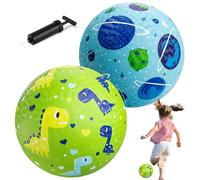 U&C Planet Pack de 2 Pelotas para Jugar 21 cm Set Dodge Ball con Bomba Gaga Ball Balonmano Pelotas Blandas y rebotadoras para niños de 1 a 8 años
