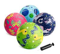 U&C Planet Pack de 4 Pelotas para Jugar 21 cm Set Dodge Ball con Bomba Gaga Ball Balonmano Pelotas Blandas y rebotadoras para niños de 1 a 8 años