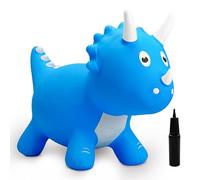U&C Plant Animal Saltarín Caballo con Bomba Saltador niños Animal de Salto Saltar para niños de 1 a 6 años Bouncy Animal para Bebes & niño pequeño Sin BPA,Dinosaurio