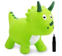 U&C Plant Animal Saltarín Caballo con Bomba Saltador niños Animal de Salto Saltar para niños de 1 a 6 años Bouncy Animal para Bebes & niño pequeño Sin BPA,Dinosaurio