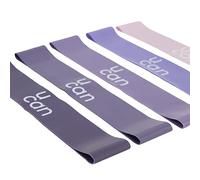 U can Ligas Banda de Resistencia de Latex para fortaleces Ejercicio en casa y Gimnasio Loops Pilates, Barre, Ejercicio funcionales Gimnasio Rosas y moradas Resistentes ucan (Morado)