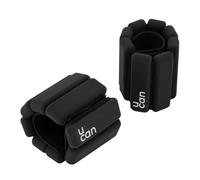 U Can Pesas para Tobillos y Muñecas de Silicona | 0,5, 1 y 1,5 kg | U-Band | Lastres ajustables con velcro para pilates, barre y fitness en casa; silicona suave y cómoda