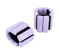 U Can Pesas para Tobillos y Muñecas de Silicona | 0,5, 1 y 1,5 kg | U-Band | Lastres ajustables con velcro para pilates, barre y fitness en casa; silicona suave y cómoda