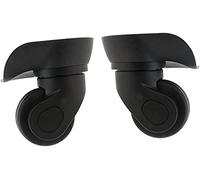 U/D 1 par de ruedas giratorias universales de repuesto para maleta, equipaje, ruedas de repuesto