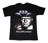 U.D.O. Mean Machine Men UDO Dirkschneider Accept Rage Heavy Metal tee O-Neck 100% Cotton Casual Unisex T-Shirt Black S