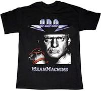 U.D.O. Mean Machine UDO Dirkschneider Accept Rage Heavy Metal Unisex 100% Cotton Short-Sleeve T-Shirts Black XL
