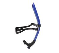 U/D Tubo de respiración frontal para natación para mujeres y hombres, tubo de buceo para esnórquel y buceo (azul)