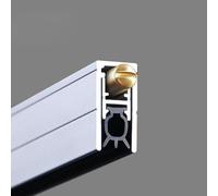 U forma de aluminio puerta inferior dormitorio elevación automática sello insonorizado sellado tira-U2-13.5X28.5mm-U-915MM