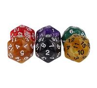 U-K Juego de Mesa de acrílico de 6 Piezas D30 Patrón de número de Dados de Dados de múltiples Caras Dados de 30 Caras Todos los 2 Colores- 2 Durabilidad Rentable y duraderoBuen procesamiento