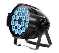 U`King 18 x 15W Foco Par RGBW 4 en 1 LED, Luz de Escenario para Iluminación de Escenario con DMX 8CH para Iluminación de Escenario, Fiesta, Club Nocturno, Compatible con Bodas