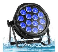 U`King 70W Foco LED Par IP65 Impermeable, RGBW 14 LED Luz de Escenario con Auto D MX 4/8CH Control, Exterior Luces DJ Profesionales para Discoteca Fiestas Bodas Cumpleaños Halloween Navidad