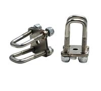 U Lengüeta Elevación Perno para Tamiya para Volvo para Man 1/14 Accesorios | U de metal para orejetas elevación pernos camiones 1/14, refuerzo para montaje suspensión ballesta(Type 1)