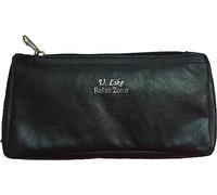 U.Like Relax Zone Bolsa para pipa de tabaco, bolsa de cuero sintético, soporte, para bolsa hidratante de tabaco y dos pipas de fumar