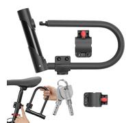 U Lock, Combination Security Lock, 10,7 cm/4,21 in 7,5 cm/2,95 in 14 cm/5,51 in Anti Theft Protection, Heavy Duty Steel Design, Secure Bike, for Motorcycles Gates Pvc,