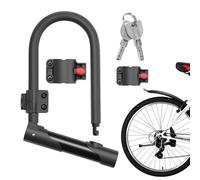 U Lock | Heavy Duty Combination U Shape Locks, Resettable Combination Bicycle Lock | Sturdy Anti-Theft Bicycle Locks, Convenient Bracket | Anti-Theft Security Bicycles For Bicycles, Gates, Fences, Mot