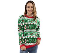 U LOOK UGLY TODAY Sudaderas de Navidad para mujer, XXL