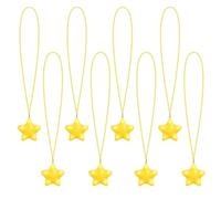 U-MOJOK 8 collares con luces intermitentes que brillan en la oscuridad, suministros de fiesta para bodas, cumpleaños, San Valentín, Mardi Gras, 4 de julio, Halloween, Navidad, Medio, Plástico, Cristal