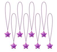 U-MOJOK 8 collares con luces intermitentes que brillan en la oscuridad, suministros de fiesta para bodas, cumpleaños, San Valentín, Mardi Gras, 4 de julio, Halloween, Navidad, Medio, Plástico, Cristal
