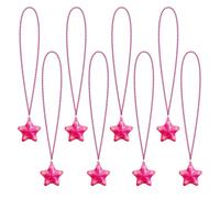 U-MOJOK 8 collares con luces intermitentes que brillan en la oscuridad, suministros de fiesta para bodas, cumpleaños, San Valentín, Mardi Gras, 4 de julio, Halloween, Navidad, Medio, Plástico, Cristal