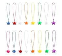U-MOJOK Paquete de 16 collares con luces intermitentes que brillan en la oscuridad, suministros de fiesta para bodas, cumpleaños, San Valentín, Mardi Gras, 4 de julio, Halloween, Navidad (multicolor)
