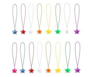 U-MOJOK Paquete de 16 collares con luces intermitentes que brillan en la oscuridad, suministros de fiesta para bodas, cumpleaños, San Valentín, Mardi Gras, 4 de julio, Halloween, Navidad (multicolor)