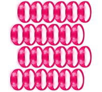 U-MOJOK Paquete de 24 pulseras iluminadas activadas por sonido, pulseras intermitentes con control de música, pulseras que brillan en la oscuridad, para premios de juegos rave, carnaval, conciertos
