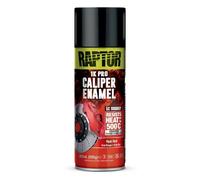U-POL Raptor Caliper Enamel - Pintura para pinzas de freno, aerosol de 1 K, resistente al calor hasta 500 °C, protección contra el calor, el polvo de frenos, los líquidos del coche y la corrosión